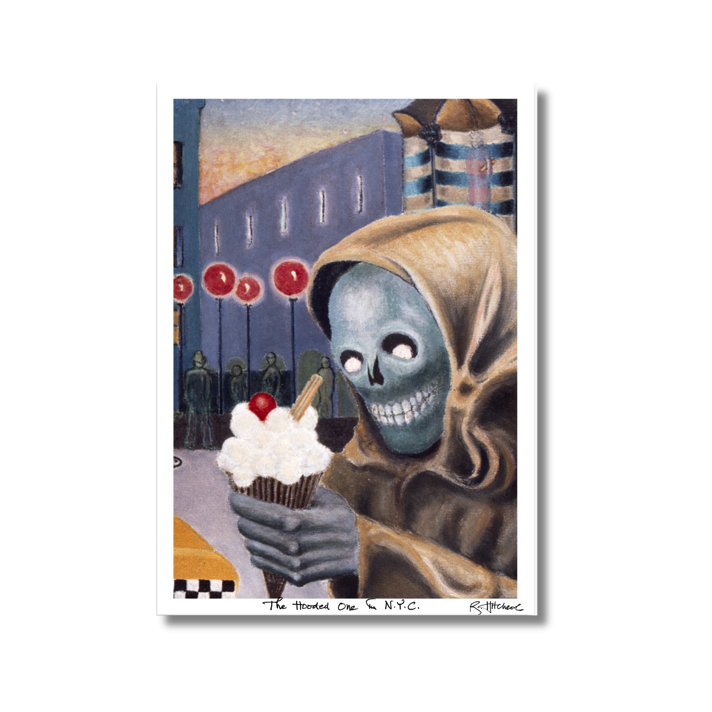 The Hooded One In NYC signed giclée art print