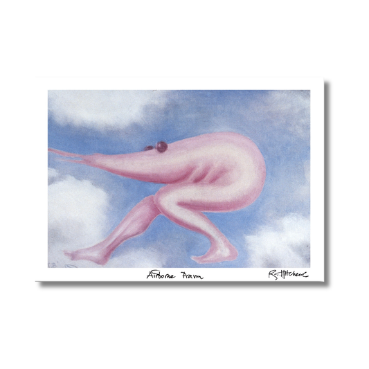 Airborne Prawn signed giclée art print