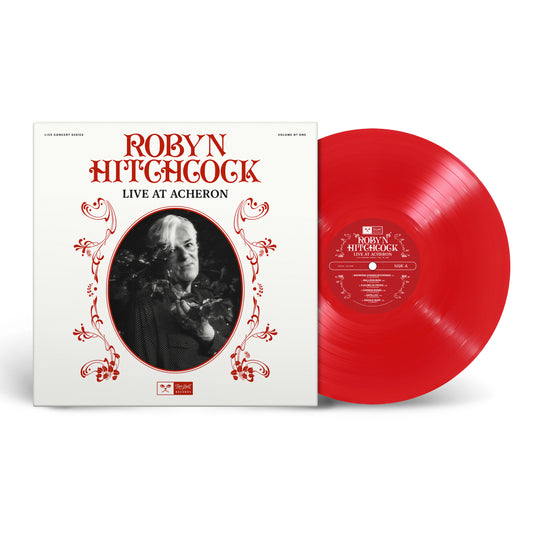 ROBYN HITCHCOCK - LIVE AT ACHERON - 12"  LIMITED EDITION RED VINYL LP