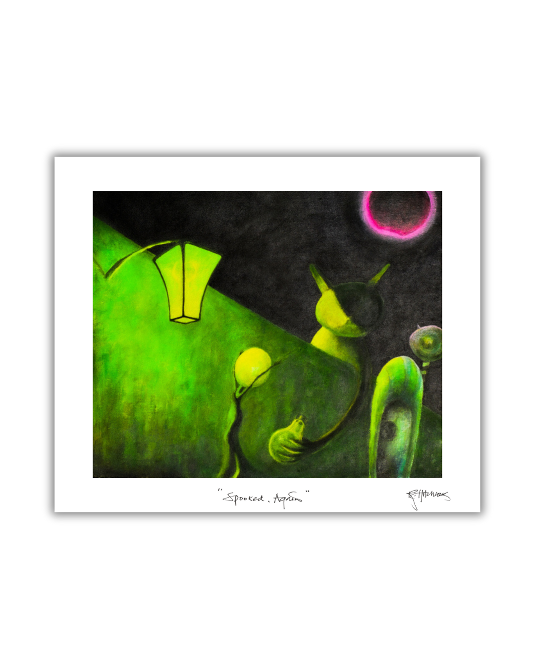 "Spooked, Again" signed giclée art print