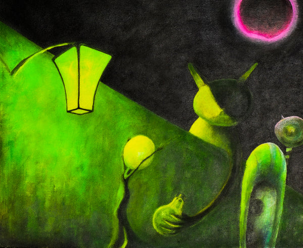 "Spooked, Again" signed giclée art print