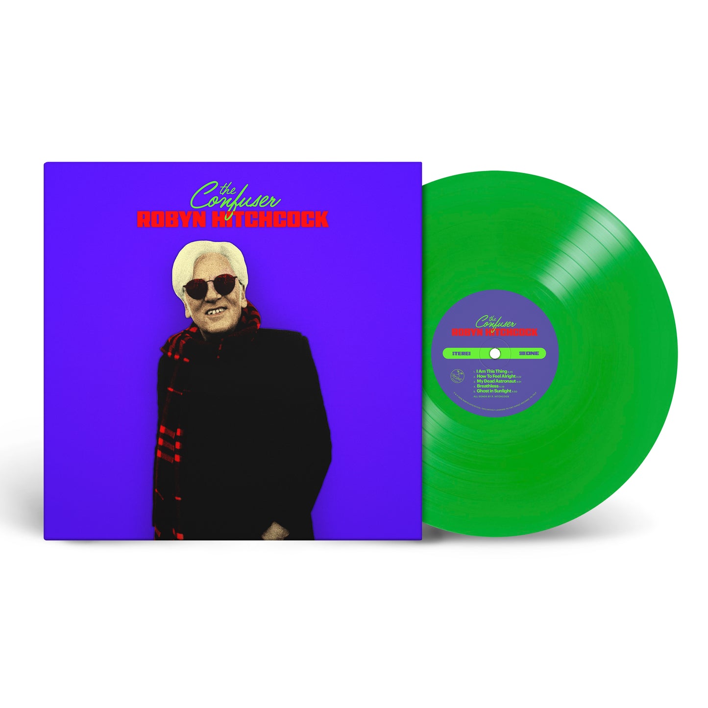 ROBYN HITCHCOCK - THE CONFUSER - 12"  LIMITED RUN LIME VINYL LP