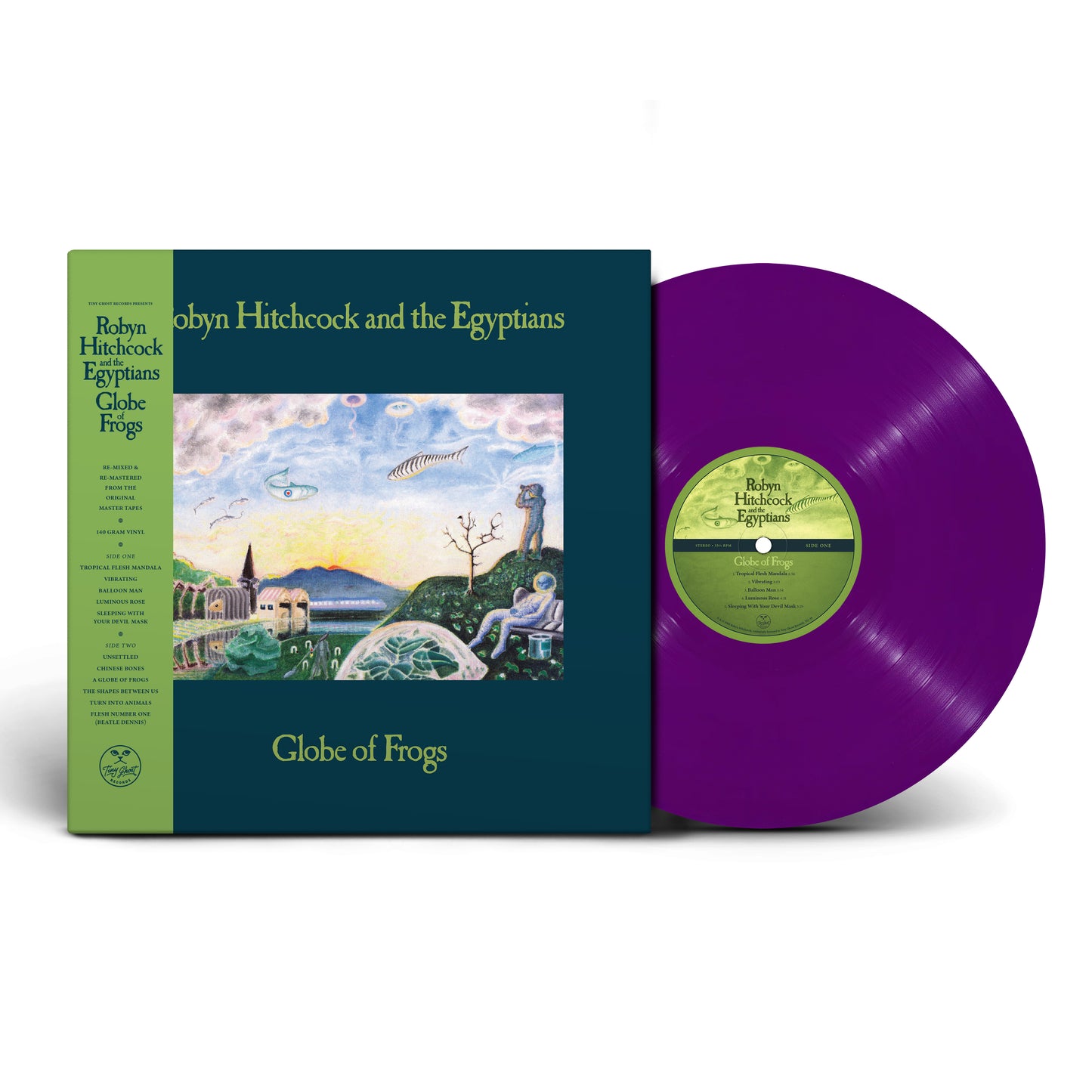 ROBYN HITCHCOCK & THE EGYPTIANS - GLOBE OF FROGS (REMIXED & REMASTERED) LIMITED EDITION PURPLE VINYL