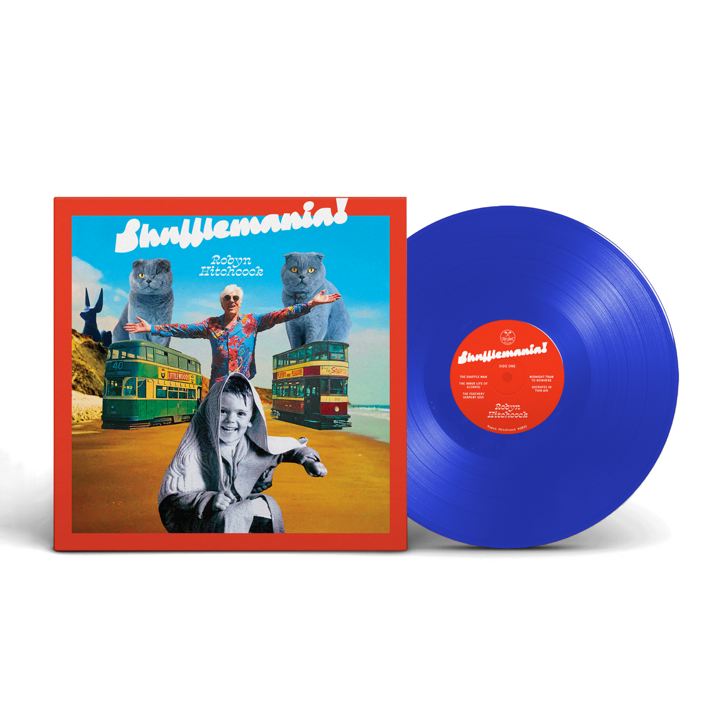 ROBYN HITCHCOCK SHUFFLEMANIA! BLUE VINYL