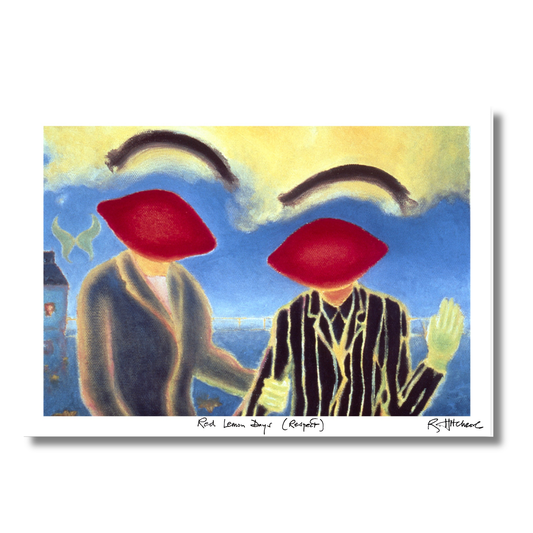 Red Lemon Days (Respect) signed giclée art print